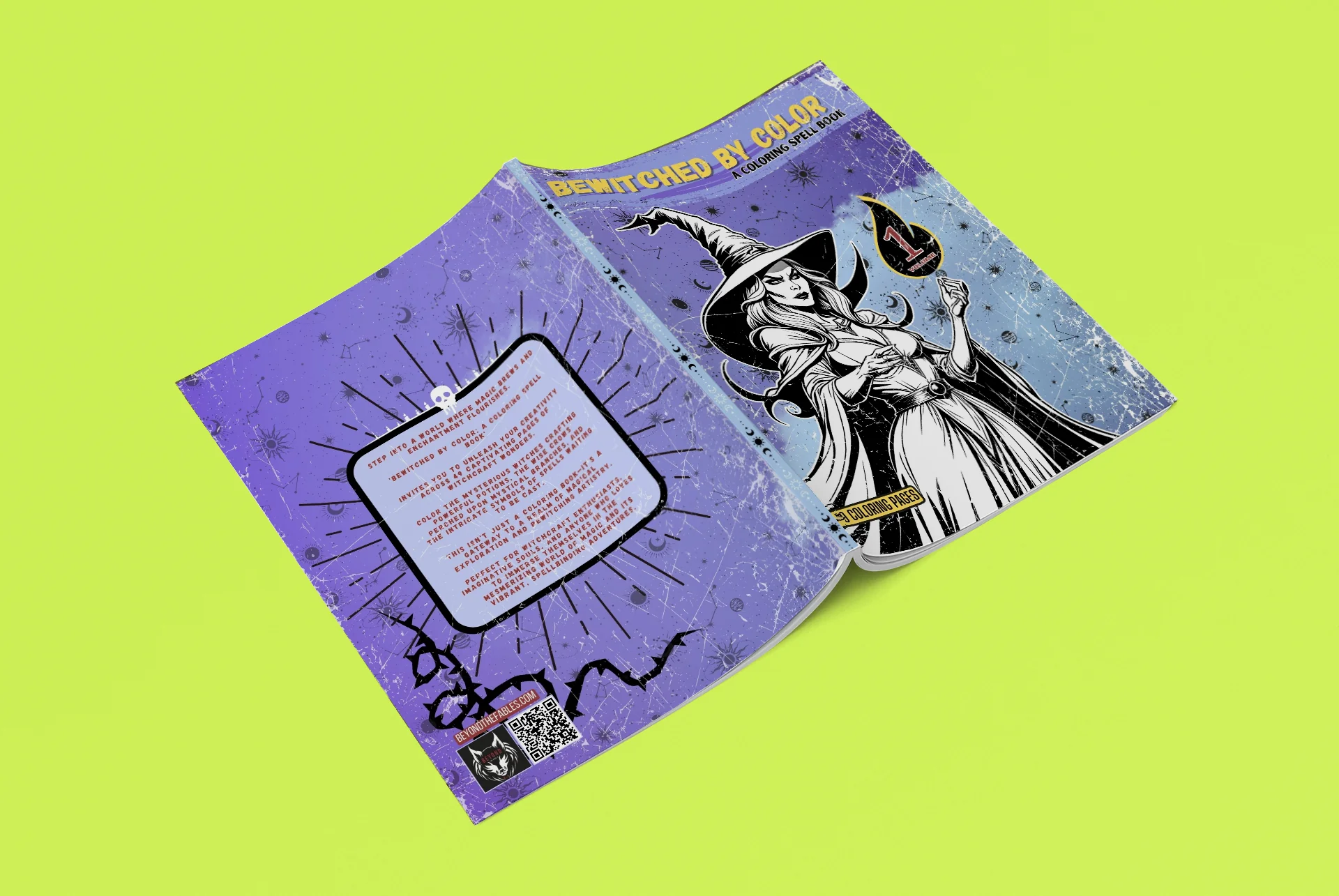 Bewitched by Color – A Coloring Spell Book (Volume I) detail image